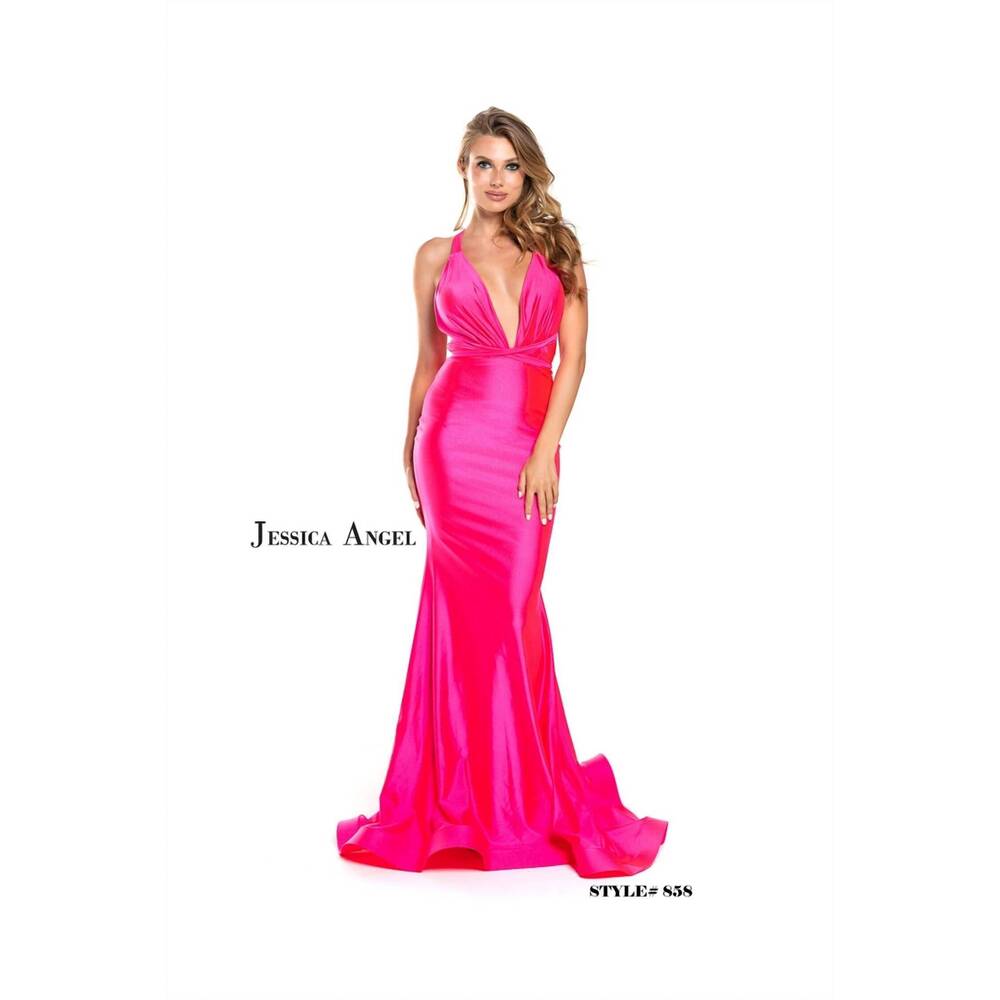 NEW JESSICA ANGEL women's prom dress in magenta